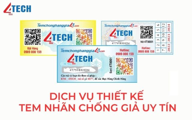 In tem chống hàng giả tại 4Tech 